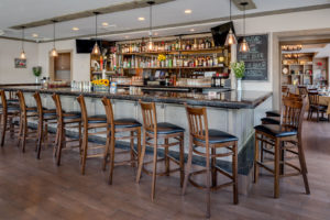 Bar and Lounge Area at The Barn Door Restaurant in Ridgefield